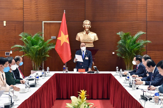 Thủ tướng triệu tập họp khẩn về COVID-19 tại nơi tổ chức Đại hội XIII của Đảng