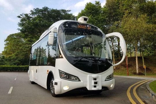 Singapore thử nghiệm xe bus tự lái có thể đặt vé qua ứng dụng