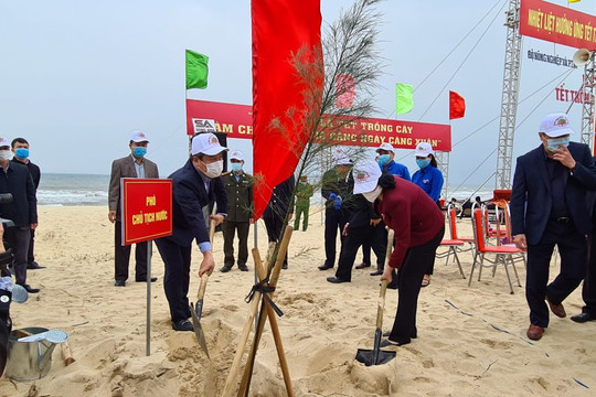 Quảng Bình: Phó Chủ tịch nước Đặng Thị Ngọc Thịnh phát động “Tết trồng cây đời đời nhớ ơn Bác Hồ”