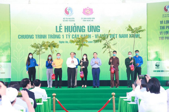 Thủ tướng Nguyễn Xuân Phúc dự Lễ hưởng ứng trồng 1 tỉ cây xanh
