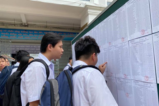 TP Hồ Chí Minh: Sở GD&ĐT đề xuất nhiều thay đổi lớn trong tuyển sinh lớp 10