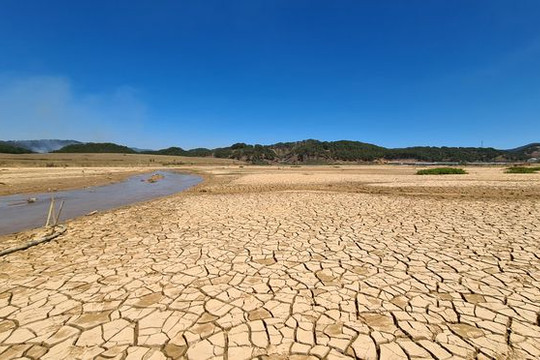Lâm Đồng: Hồ Đan Kia – Suối Vàng trơ đáy vì khô hạn