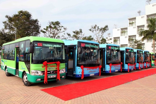 Hà Nội: Khai thác 3 tuyến xe buýt mới kết nối các huyện ngoại thành