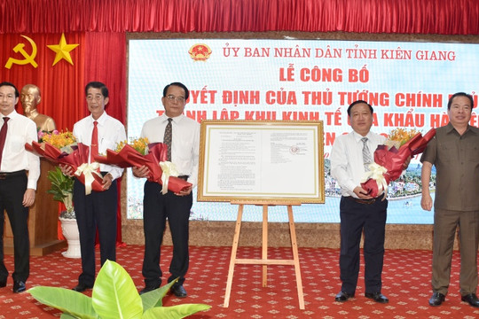 Kiên Giang: Thành lập khu kinh tế cửa khẩu Hà Tiên