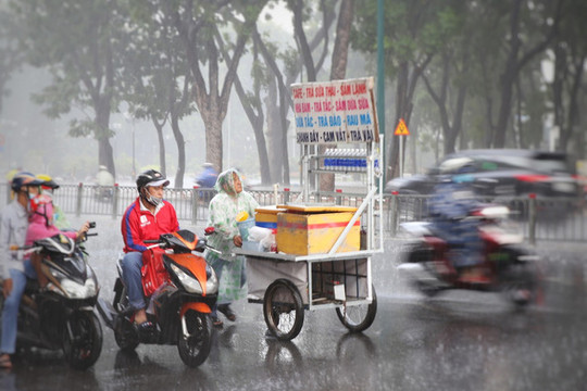 Từ ngày 15 – 23/04, TP Hồ Chí Minh có mưa lớn về chiều tối và đêm