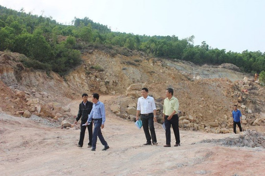 Quảng Nam lập đoàn kiểm tra việc chấp hành pháp luật trong khai thác khoáng sản