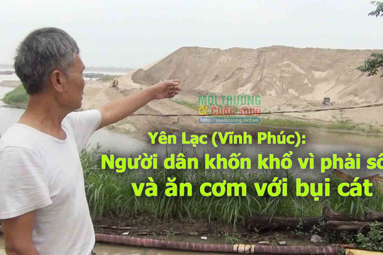 Yên Lạc (Vĩnh Phúc) – Bài 1: Người dân “kêu cứu” vì các bến bãi tập kết vật liệu xây dựng trái phép, gây ô nhiễm môi trường