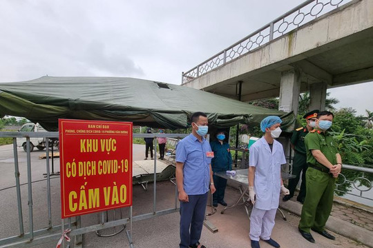 Bắc Ninh: Thiết lập vùng cách ly y tế để phòng, chống dịch COVID-19 tại huyện Yên Phong