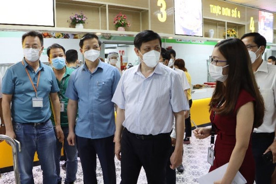 Bắc Ninh: Bộ trưởng Bộ Y tế kiểm tra công tác phòng, chống dịch covid-19 tại Công ty Goertek