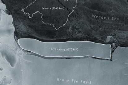 Tảng băng trôi lớn nhất thế giới tách khỏi Nam Cực