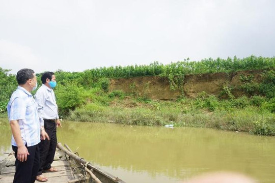 Thái Nguyên: Sớm có biện pháp khắc phục tình trạng sạt lở bờ sông
