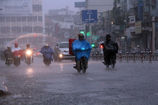 Dự báo thời tiết ngày 27/5: Nam Trung Bộ, Tây Nguyên và Nam Bộ mưa to