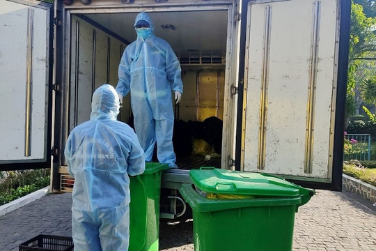 Quảng Nam: Xử lý 2,5 tấn rác/ngày từ các khu cách ly tập trung