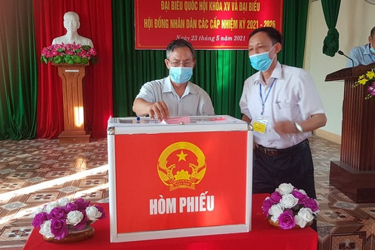 Hà Tĩnh: Công bố danh sách 54 đại biểu trúng cử HĐND tỉnh khóa XVIII
