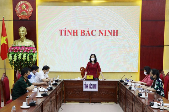 Phó Thủ tướng Vũ Đức Đam họp trực tuyến với Bắc Ninh về công tác phòng, chống dịch Covid-19