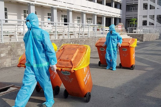 TP.Hồ Chí Minh: Xử lý rác thải tiềm ẩn nguy cơ lây nhiễm Covid-19