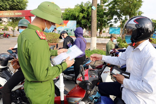 Bắc Ninh: Tăng cường công tác kiểm tra, xử lý nghiêm hành vi vi phạm về phòng, chống dịch