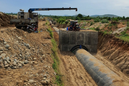 Ninh Thuận: Đưa kênh chính Tân Mỹ vào sử dụng, đất nông nghiệp không còn khát nước