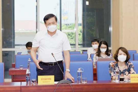 Nghệ An: Thứ trưởng Bộ Y tế làm việc với lãnh đạo tỉnh về công tác phòng, chống dịch Covid-19 tại địa phương