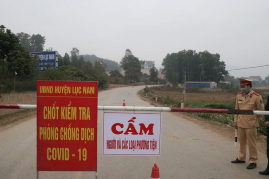 Bắc Giang: Huyện Tân Yên và Lục Nam chuyển trạng thái giãn cách xã hội từ 12h ngày 26/6