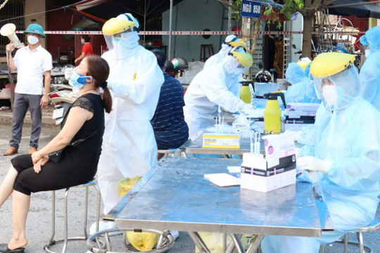 Bắc Ninh ghi nhận 12 ca dương tính với SARS-CoV-2 trong cộng đồng