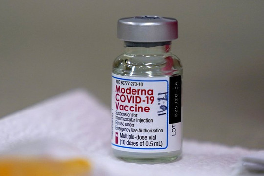 Phân bổ 2 triệu liều vaccine Moderna tới các tỉnh, thành phố
