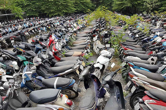 Hà Nội sẽ đo kiểm khí thải xe gắn máy cũ, hỗ trợ đổi xe mới
