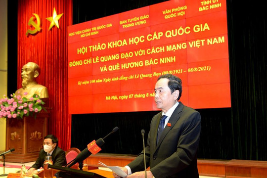 Hội thảo khoa học cấp Quốc gia “Đồng chí Lê Quang Đạo với cách mạng Việt Nam và quê hương Bắc Ninh”