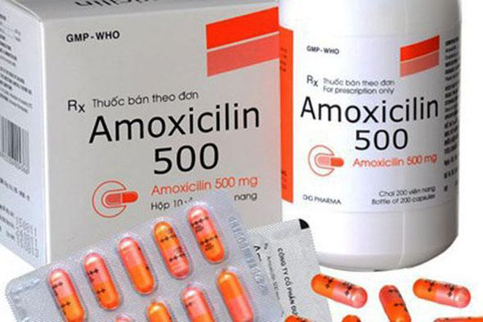 Hà Nội: Tạm dừng phân phối, sử dụng thuốc Amoxicillin 500m do không đạt tiêu chuẩn