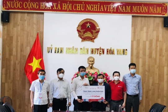Tập đoàn BRG cùng ngân hàng SEABANK hỗ trợ 11 tỷ đồng cho thành phố Đà Nẵng