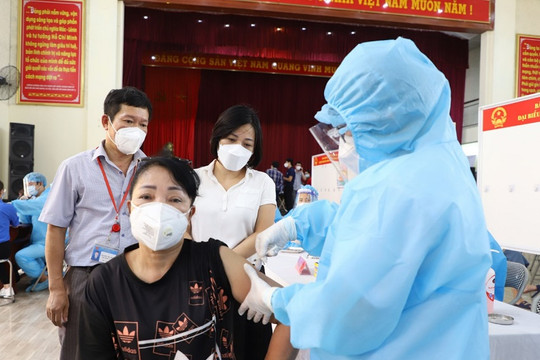 Bắc Ninh có gần 74.000 người đã tiêm đủ 2 mũi vaccine phòng Covid-19