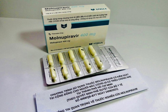TP Hồ Chí Minh sẽ phát thuốc Molnupiravir có kiểm soát cho F0 điều trị tại cộng đồng