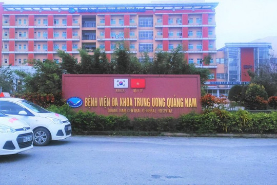 Bệnh viện Đa khoa Trung ương Quảng Nam bị phong tỏa do liên quan mẹ sản phụ mắc COVID-19