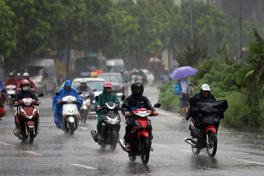 Dự báo thời tiết ngày 10/10: Hà Nội có mưa to đến rất to
