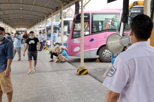 Hà Nội mở lại 7 tuyến xe khách liên tỉnh
