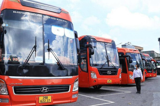 27 tỉnh, thành phố nối lại hoạt động vận tải hành khách liên tỉnh