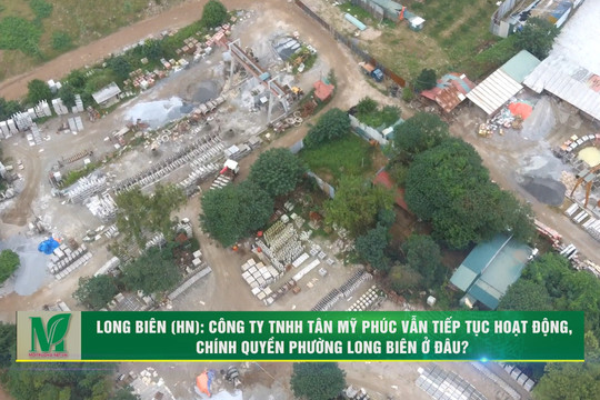 Long Biên (Hà Nội): Công ty TNHH Tân Mỹ Phúc vẫn tiếp tục hoạt động, chính quyền phường Long Biên ở đâu?
