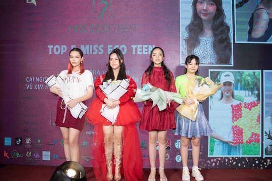 Ra mắt top 5 thí sinh cuộc thi Miss Eco Teen
