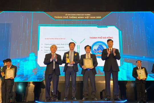 Đà Nẵng nhận Giải thưởng thành phố thông minh Việt Nam lần thứ 2
