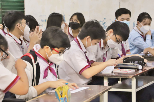 Đề xuất toàn bộ học sinh TP Hồ Chí Minh học trực tiếp từ ngày 3/1/2022