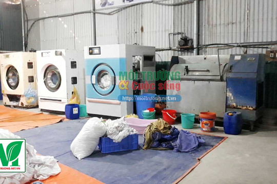 Hà Đông (Hà Nội) – Bài 1: Xưởng giặt là Công ty Ngọc Minh Châu hoạt động xả thải trái phép, gây ô nhiễm môi trường, chính quyền có biết?