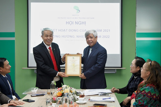 Hội Nước sạch và Môi trường Việt Nam kết nạp thêm Hội viên tập thể và Hội viên cá nhân