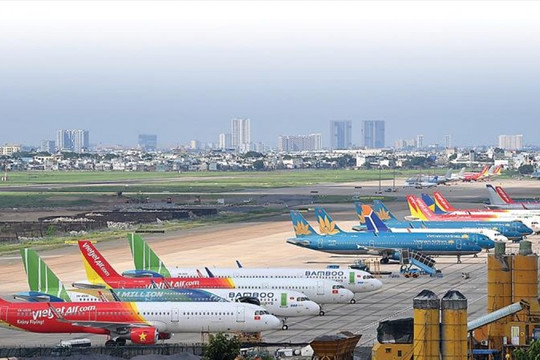 Hàng không tăng tần suất khai thác tại sân bay Tân Sơn Nhất