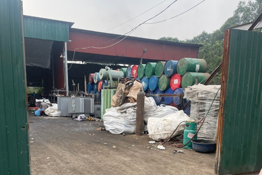 Doanh nghiệp ở Bắc Ninh bị phạt 400 triệu đồng vì vi phạm về xử lý chất thải