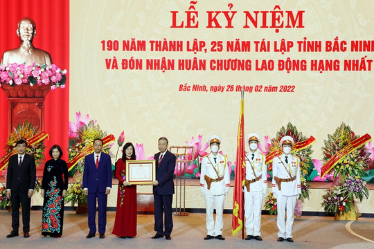 Bắc Ninh kỷ niệm 190 năm thành lập, 25 năm tái lập tỉnh và đón nhận Huân chương Lao động hạng Nhất