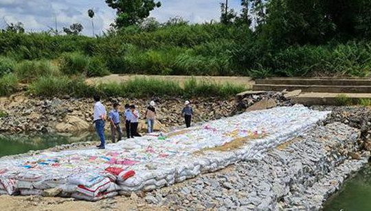 Quảng Nam đồng ý đắp đập tạm trên sông Quảng Huế tăng lưu lượng nước về hạ du trong mùa cạn