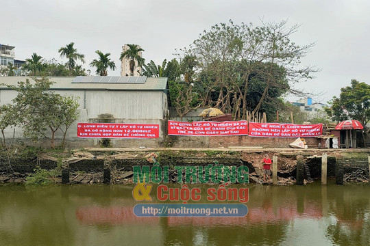 Gần 100 hộ dân kêu cứu TP.Hà Nội, phản đối UBND quận Long Biên lấp hàng nghìn m2 hồ tự nhiên