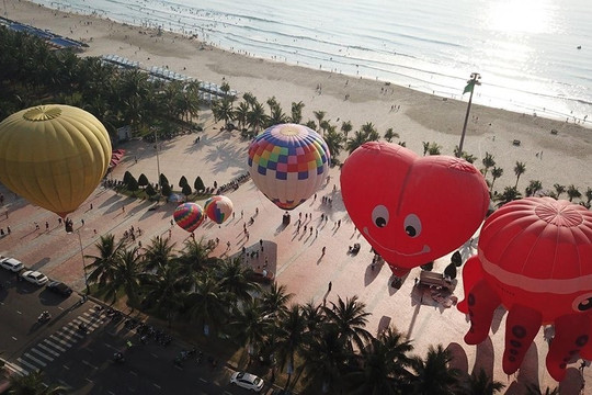 Đà Nẵng, Hội An tổ chức ngày hội khinh khí cầu chào đón khách quốc tế