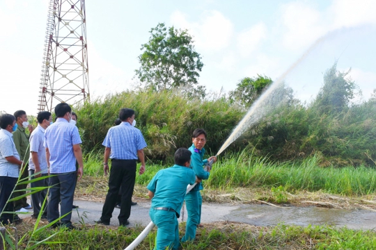 Cà Mau: Phòng chống hỏa hoạn cho hơn 40 nghìn ha rừng U Minh Hạ