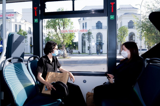 Xu hướng đi làm bằng xe buýt điện của cư dân Vinhomes Grand Park